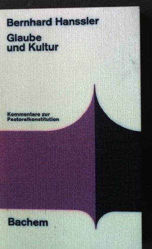 Glaube und kultur hanssler - und,