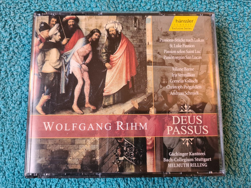 Wolfgang rihm deus passus - rihm,,